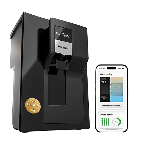 Aquaguard Aspire Nova Pro 2X RO + UV + Alkaline Stainless Steel IOT Water Purifier
